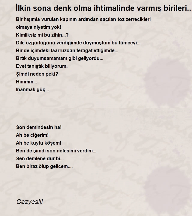 Şair Cazyesili