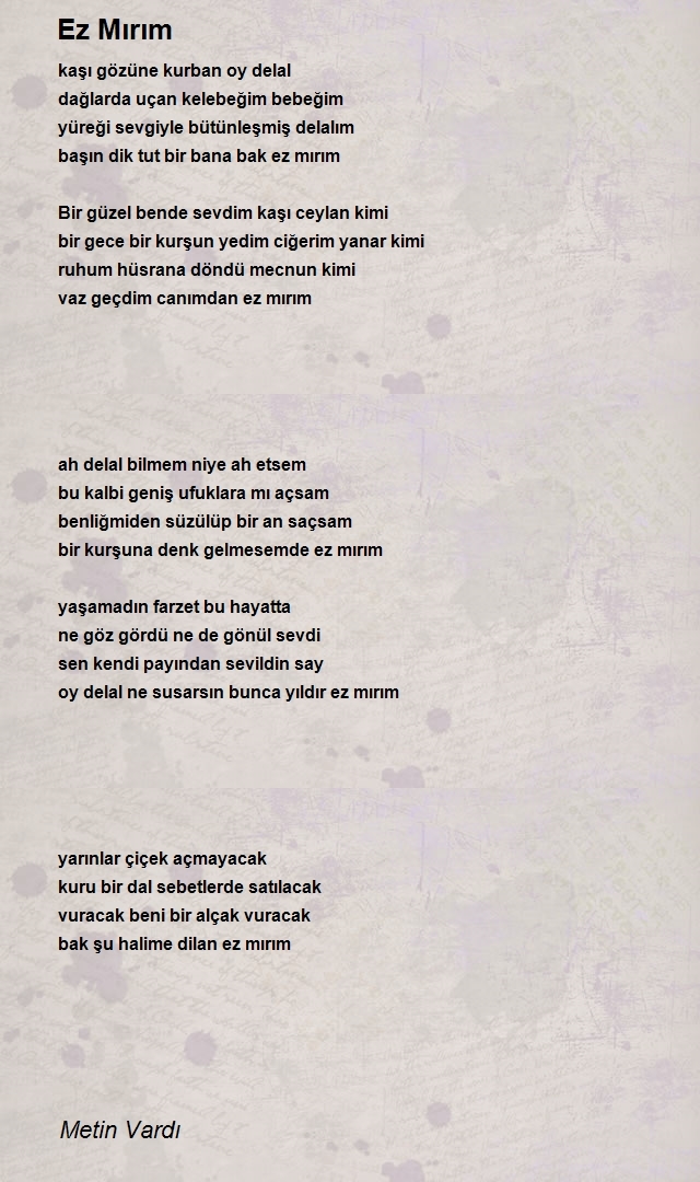 Metin Vardı