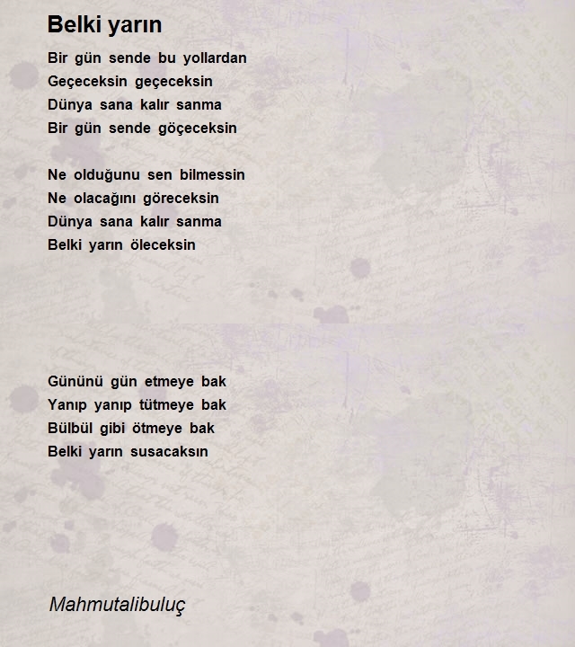 Şair Mahmutalibuluç