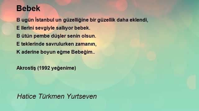 Hatice Türkmen Yurtseven