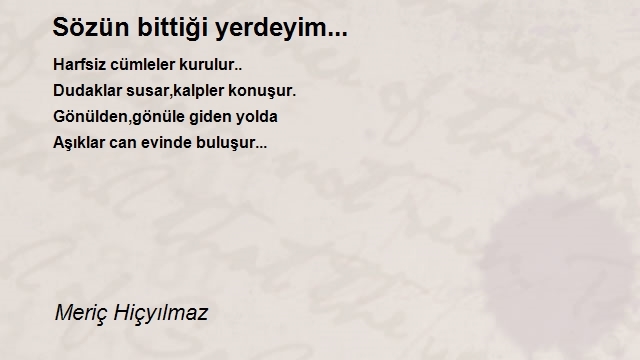 Meriç Hiçyılmaz