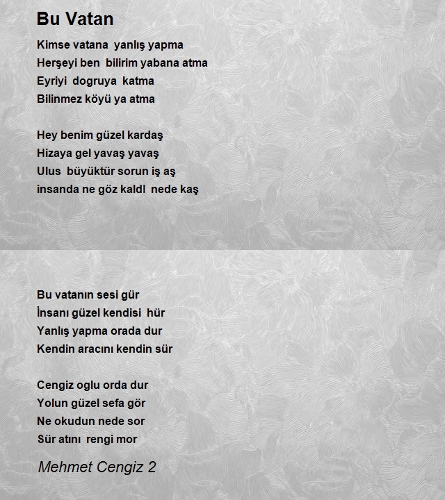 Mehmet Cengiz 2