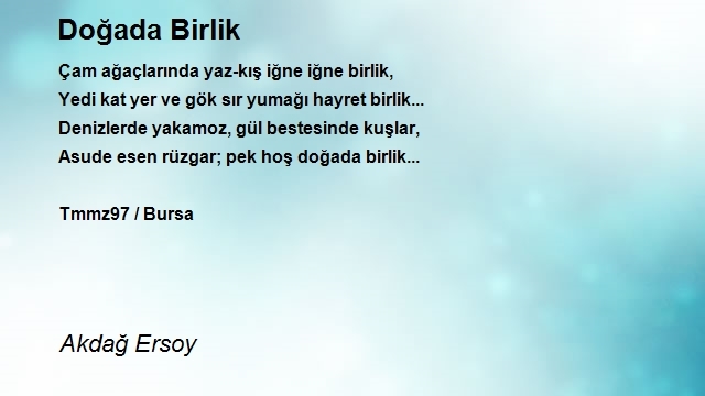 Akdağ Ersoy