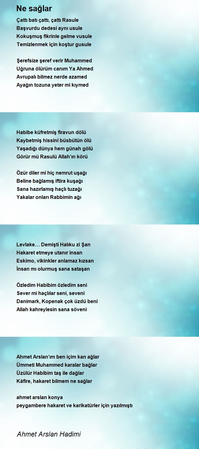 Ahmet Arslan Hadimi