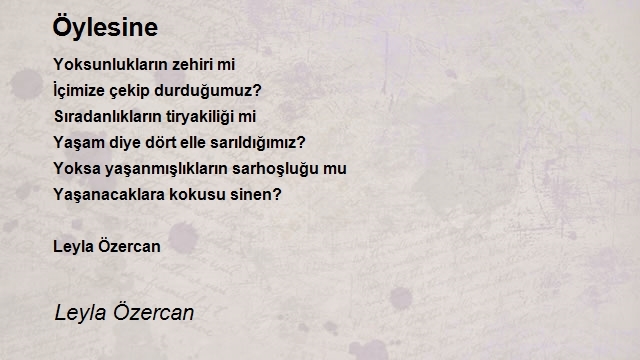 Leyla Özercan