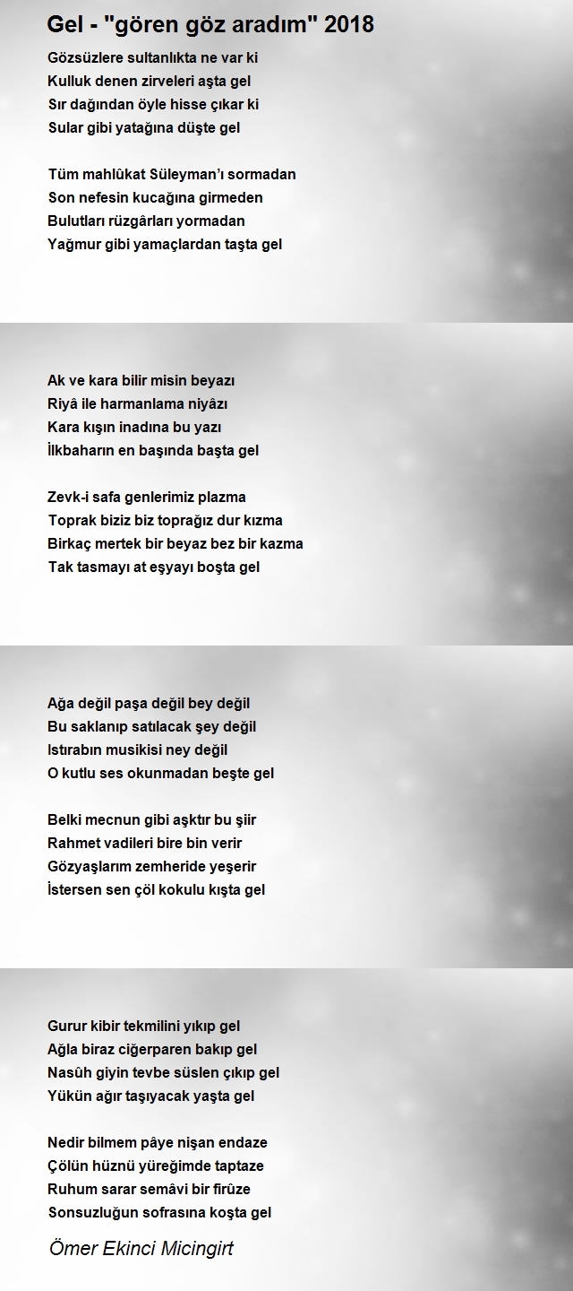 Ömer Ekinci Micingirt