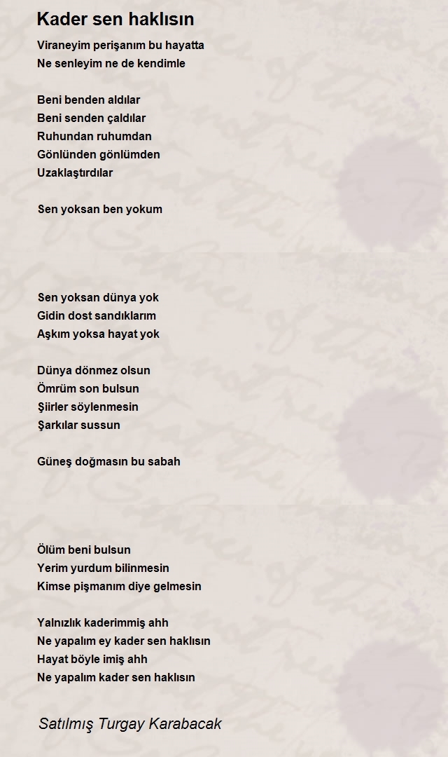 Satılmış Turgay Karabacak
