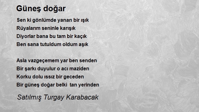 Satılmış Turgay Karabacak