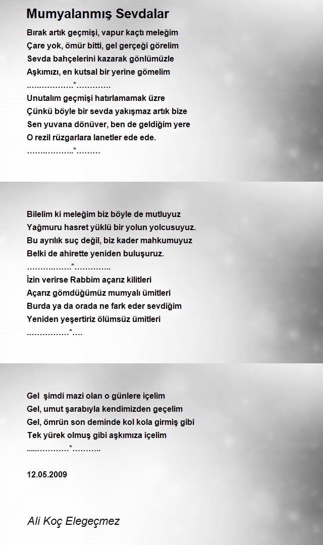 Ali Koç Elegeçmez