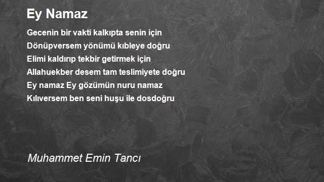 Muhammet Emin Tancı