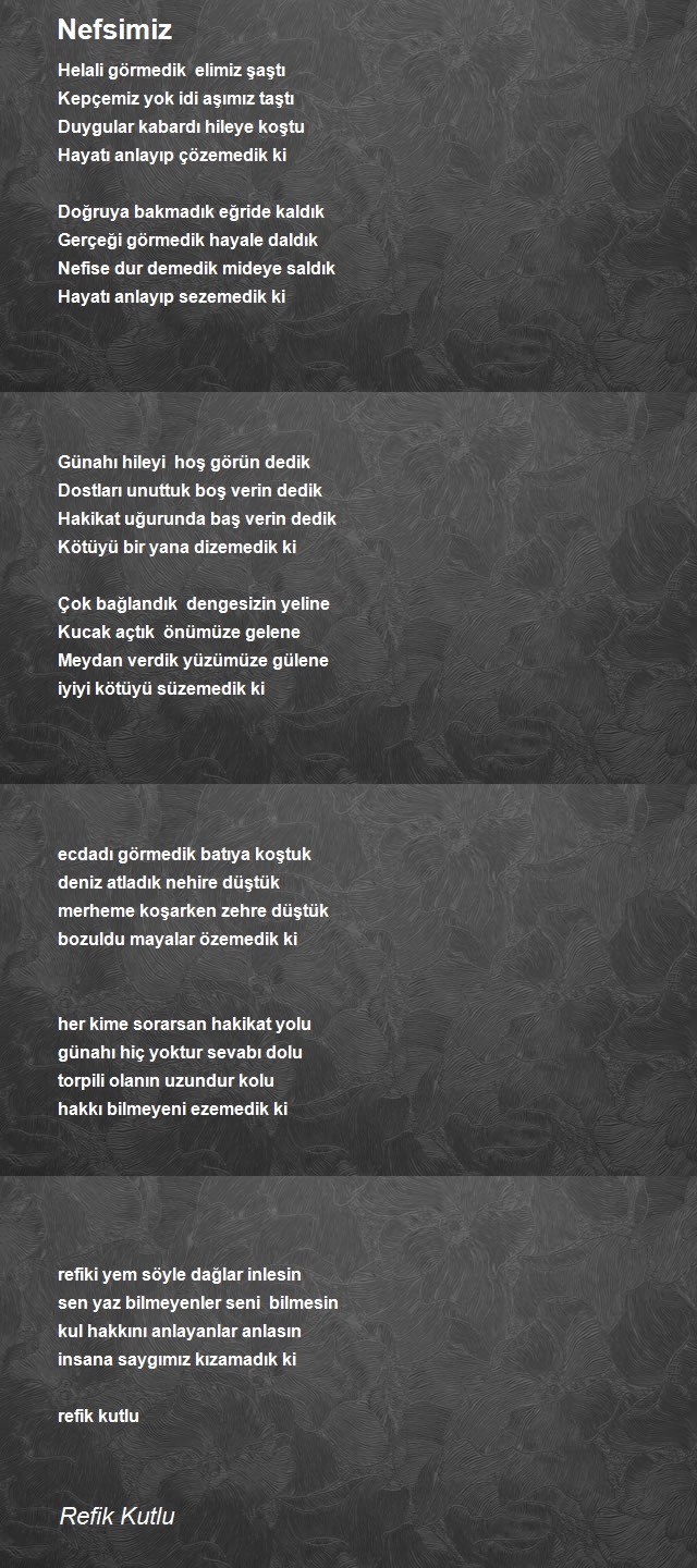 Refik Kutlu Kul Refikî