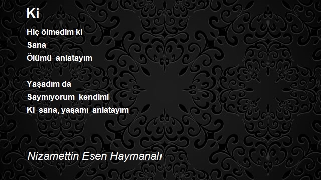 Nizamettin Esen Haymanalı