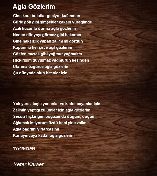 Yeter Karaer