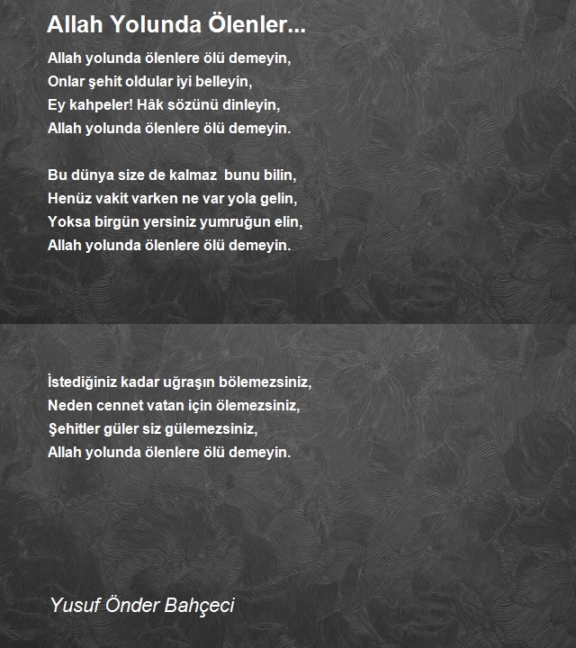 Yusuf Önder Bahçeci