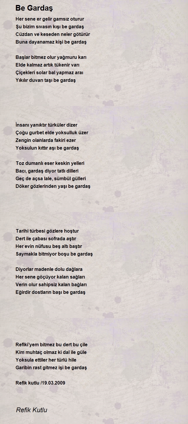 Refik Kutlu Kul Refikî
