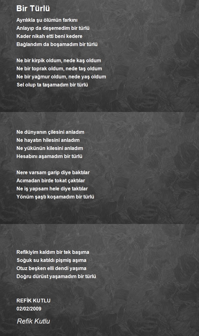 Refik Kutlu Kul Refikî