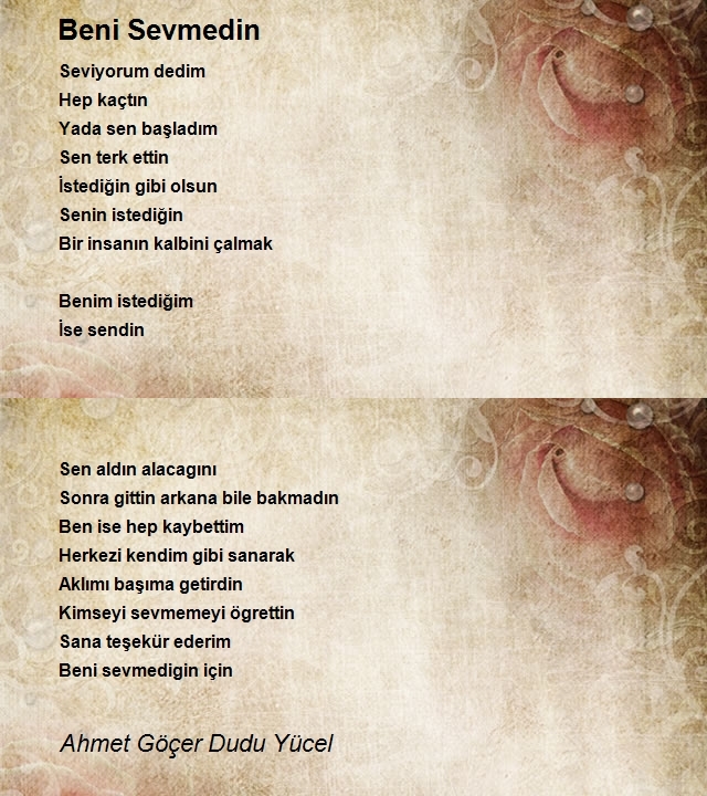 Ahmet Göçer Dudu Yücel