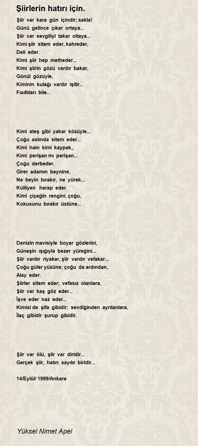 Yüksel Nimet Apel