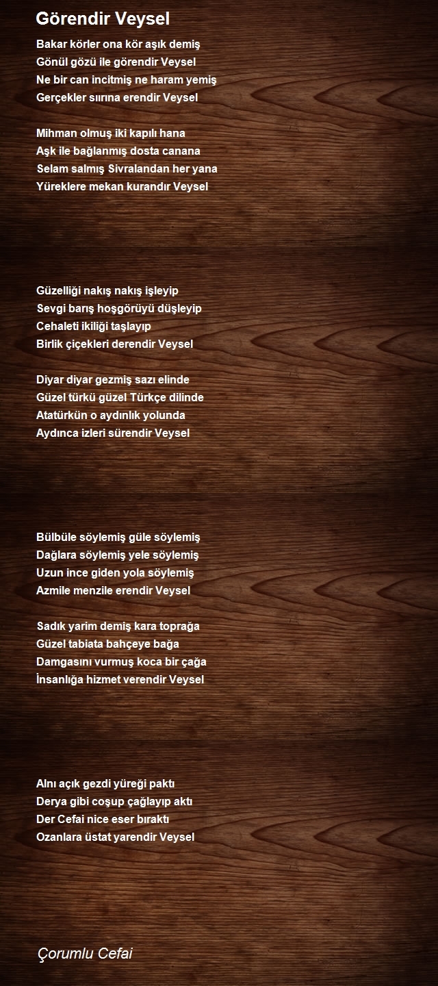 Çorumlu Cefai