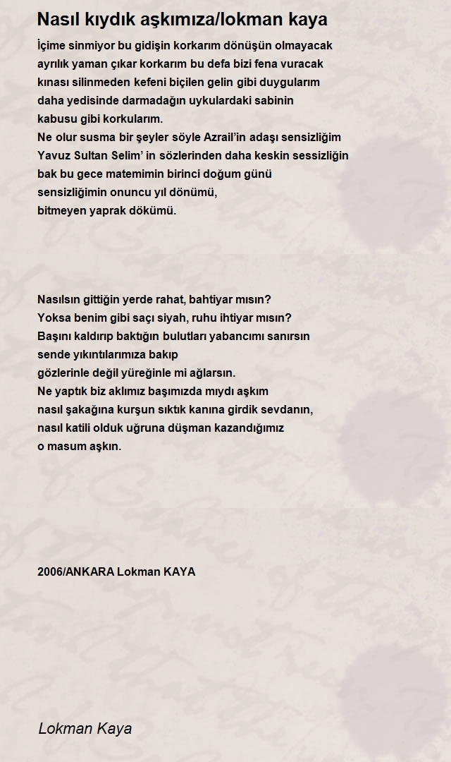 Lokman Kaya