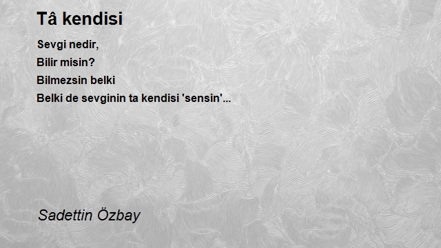 Sadettin Özbay