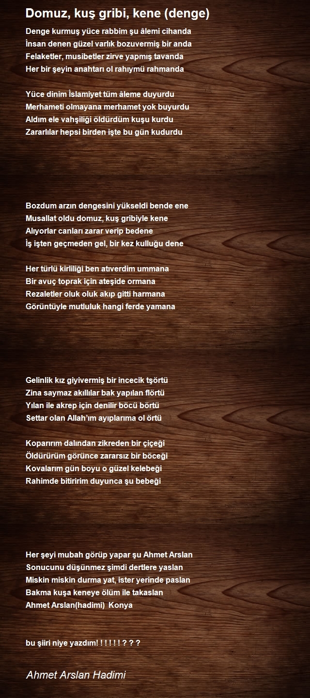Ahmet Arslan Hadimi