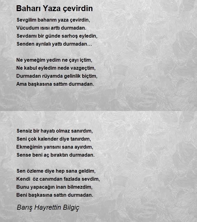 Barış Hayrettin Bilgiç