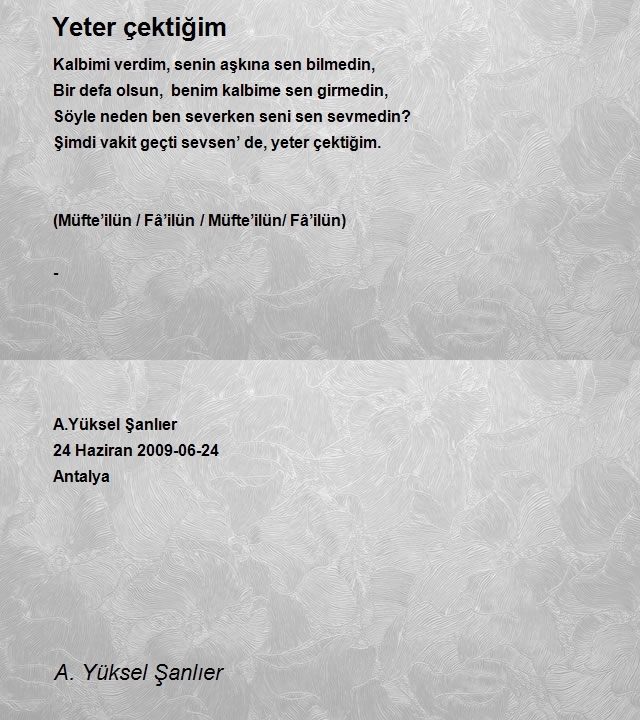 A. Yüksel Şanlıer