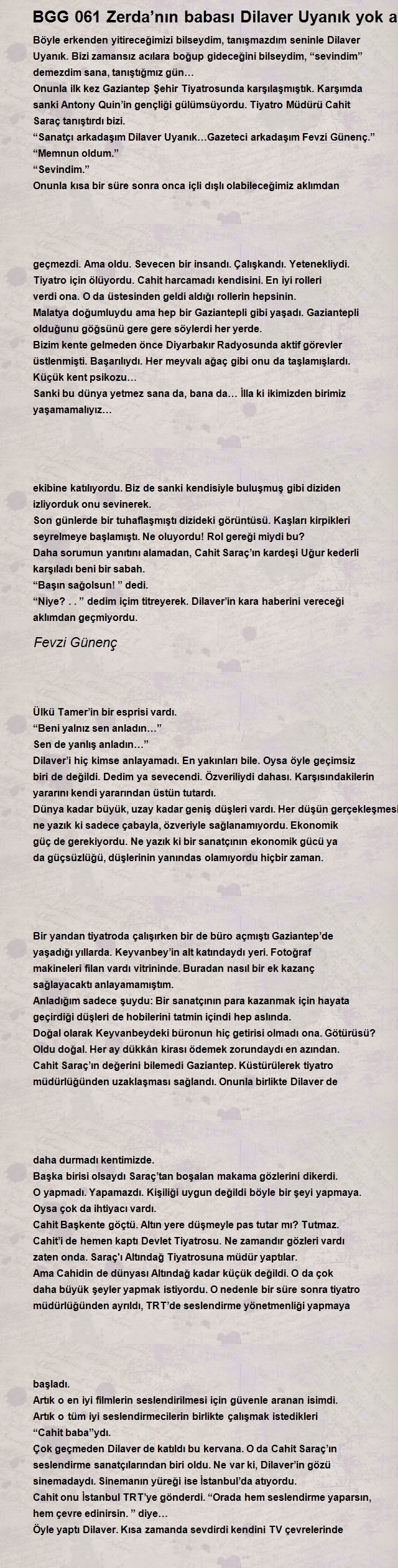 Fevzi Günenç