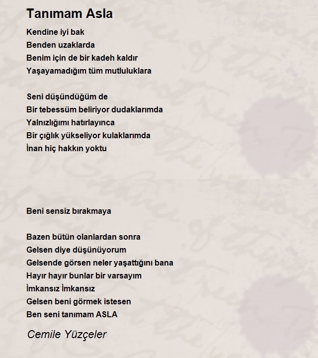Cemile Yüzçeler