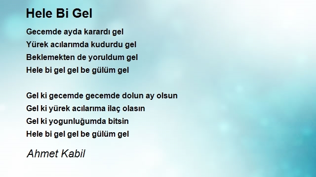 Ahmet Kabil