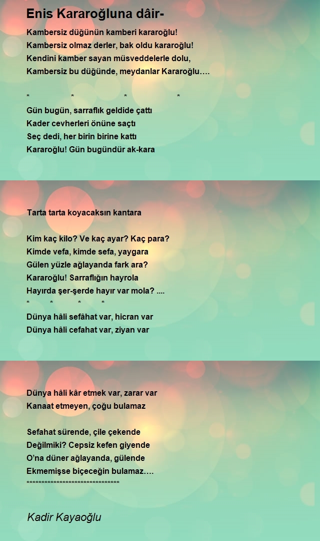 Kadir Kayaoğlu