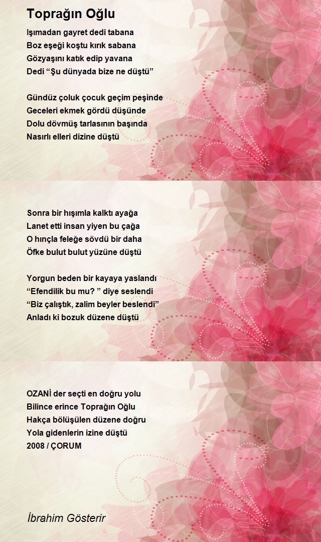 İbrahim Gösterir
