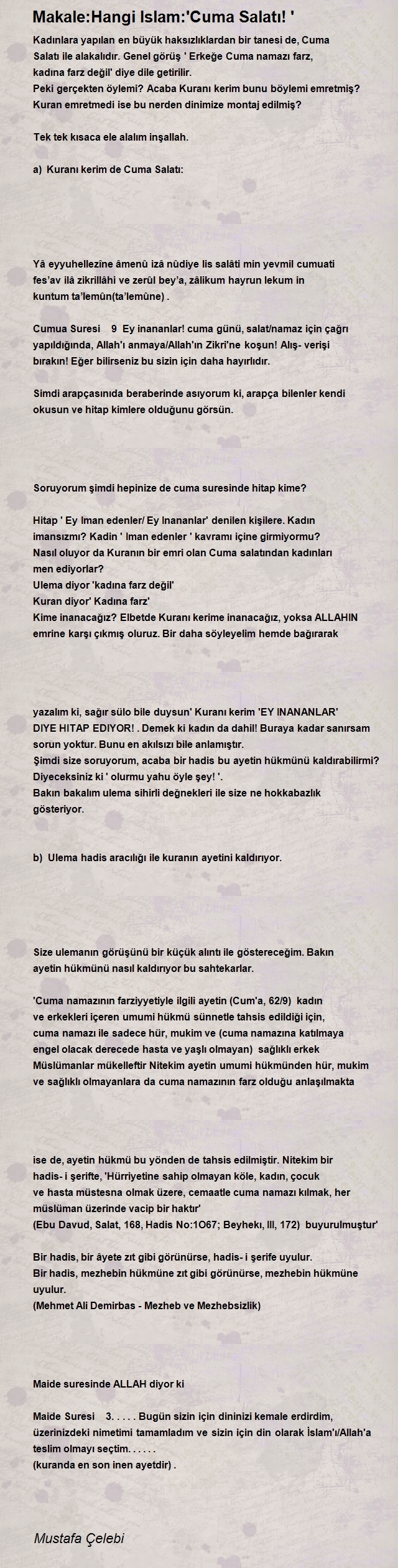 Mustafa Çelebi