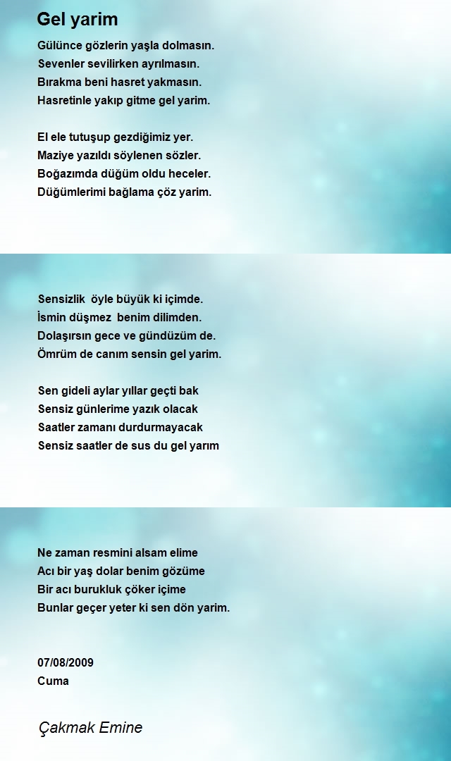 Çakmak Emine