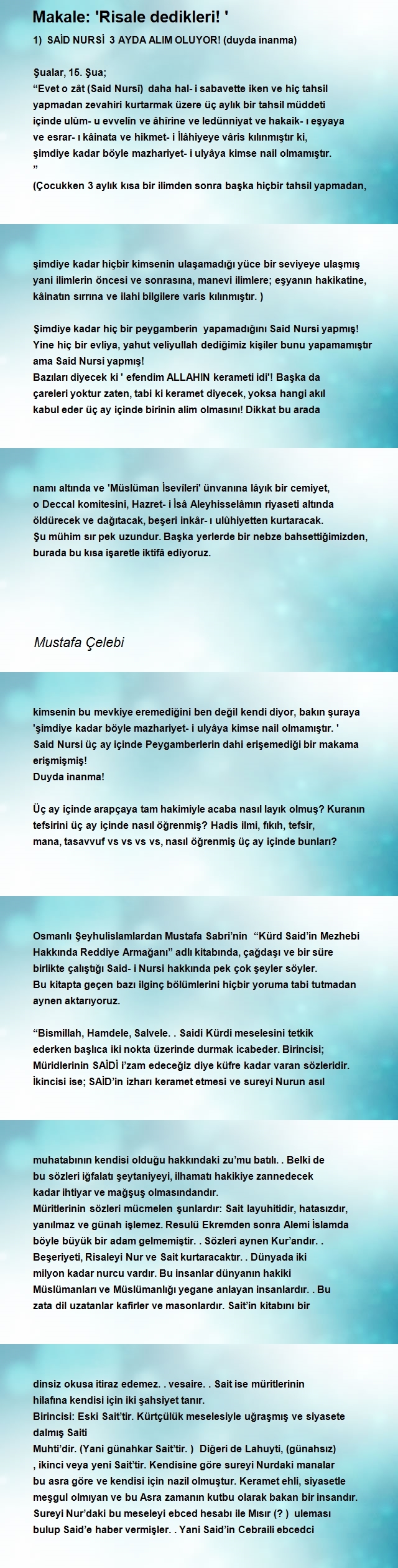 Mustafa Çelebi