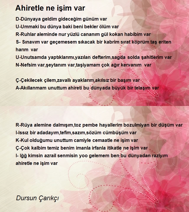 Dursun Çarıkçı