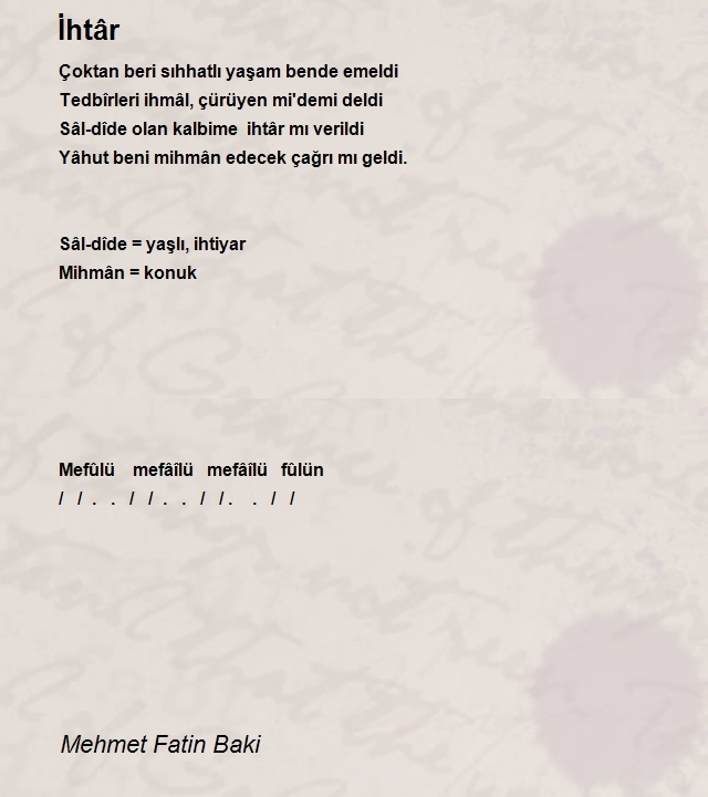 Mehmet Fatin Baki