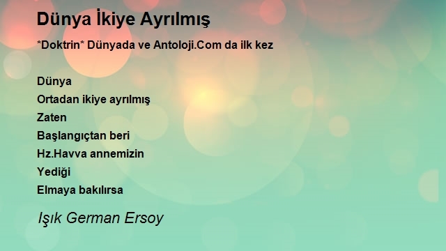 Işık German Ersoy