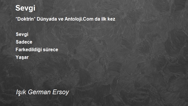 Işık German Ersoy