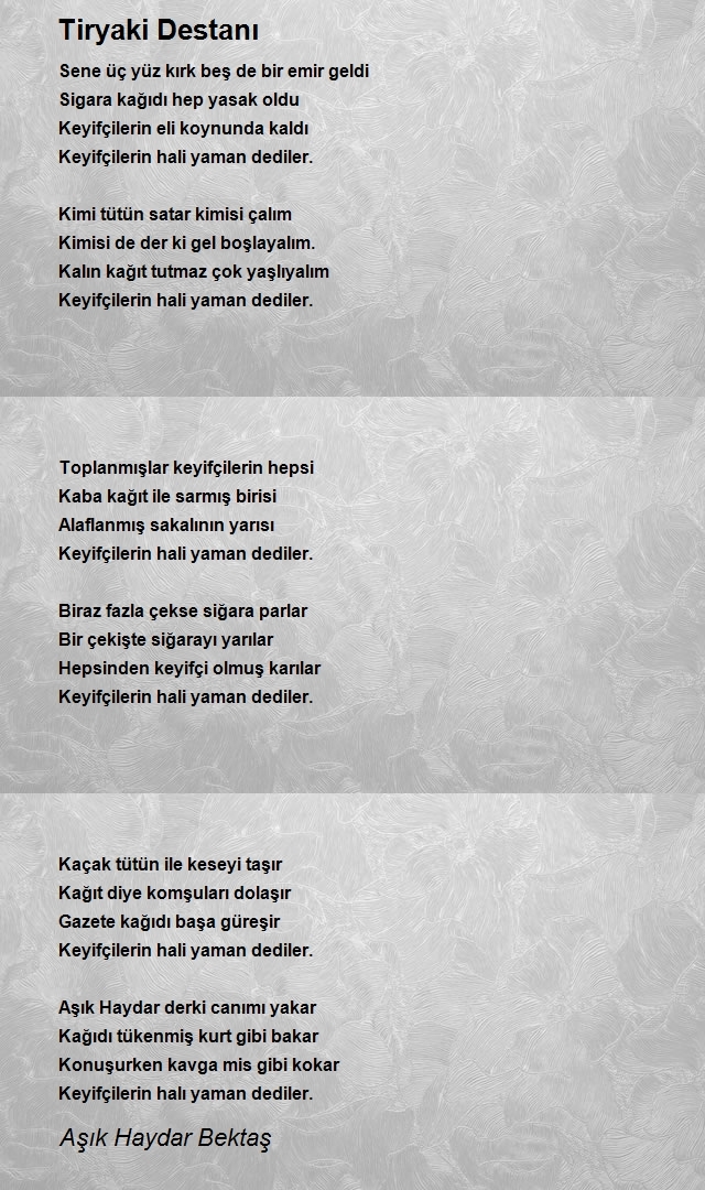 Aşık Haydar Bektaş