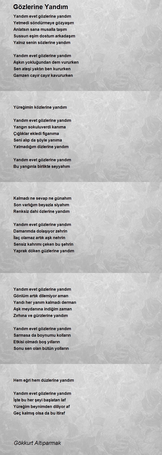 Gökkurt Altıparmak