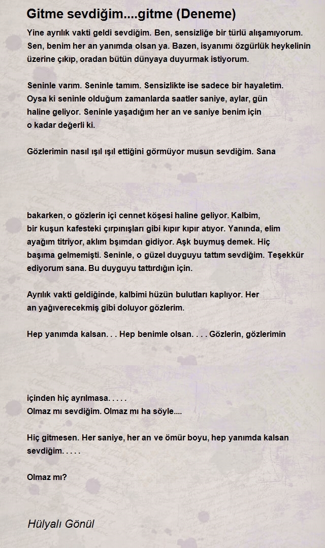 Hülyalı Gönül