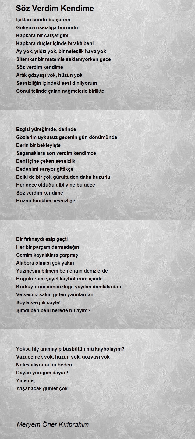 Meryem Öner Kıribrahim