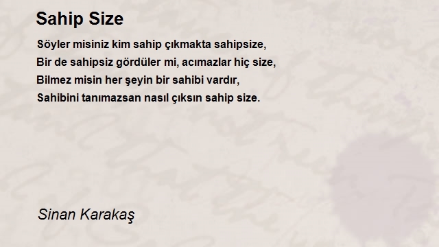 Sinan Karakaş