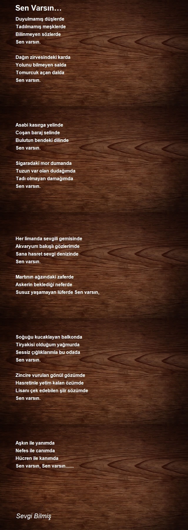 Sevgi Bilmiş