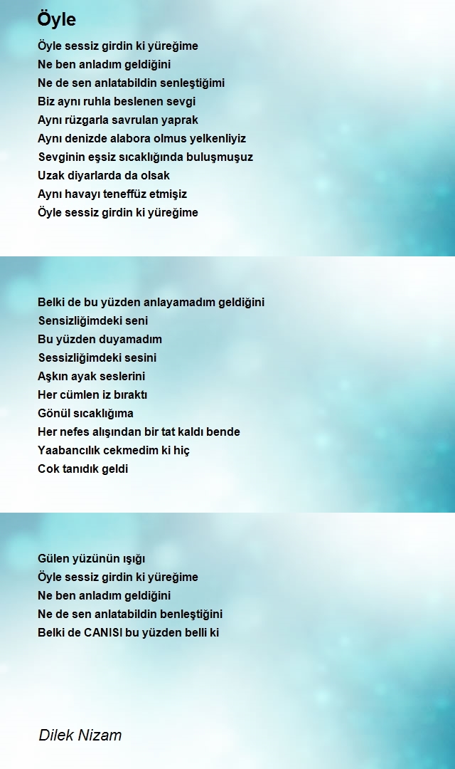 Dilek Nizam
