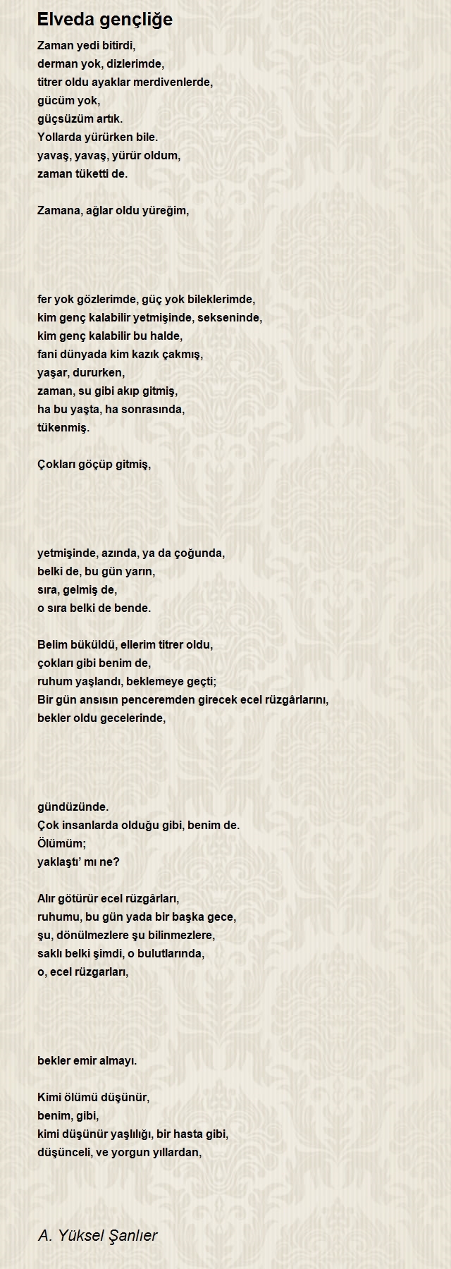 A. Yüksel Şanlıer