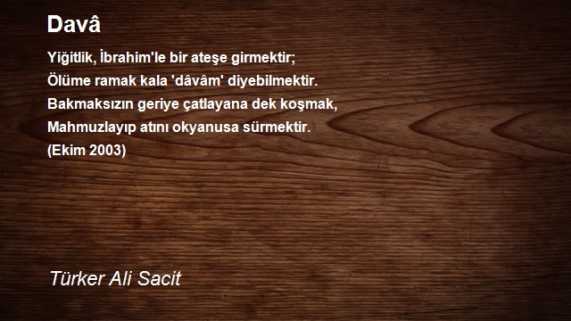 Türker Ali Sacit
