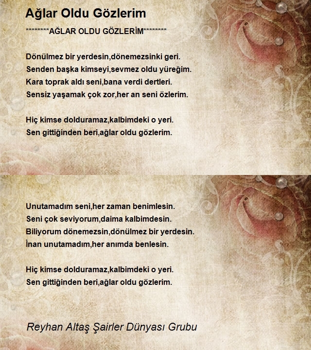 Reyhan Altaş Şairler Dünyası Grubu